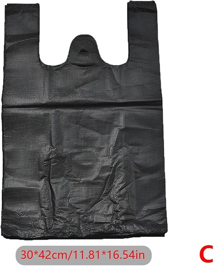 أكياس قمامة سوداء سميكة بمقابض 480 قطعة لتخزين المطبخ وغرفة المعيشة - Image 2